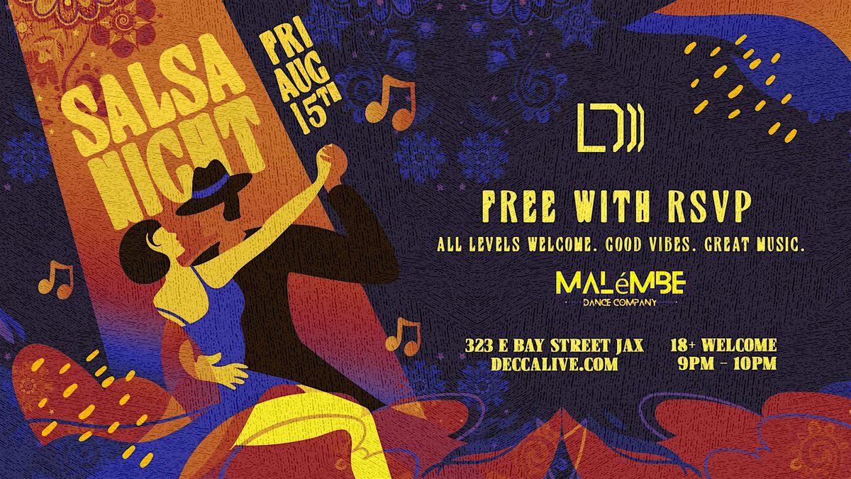 Mal\u00e9mbe Dance Company  - Salsa Dancing Class at DECCA LIVE