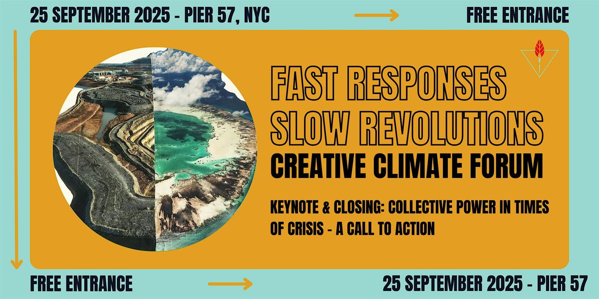 KEYNOTE Creative Climate Forum - Collective Power in Times of Crises