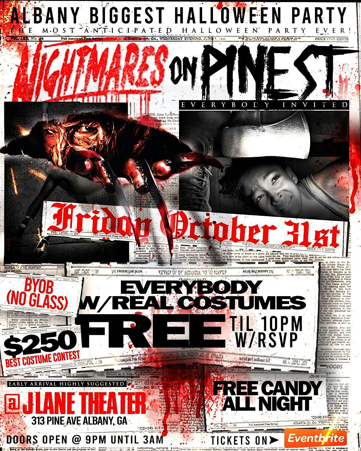 NIGHTMARE ON PINE ST HALLOWEEN NIGHT