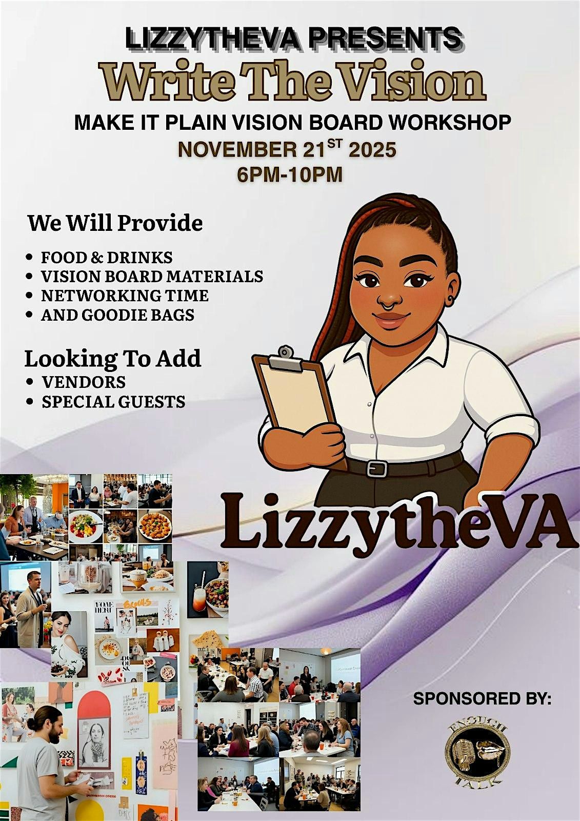 Write The Vision, Make It Plain Vision Board Workshop