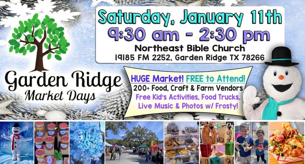 GARDEN RIDGE MARKET DAYS - January 11, 2025