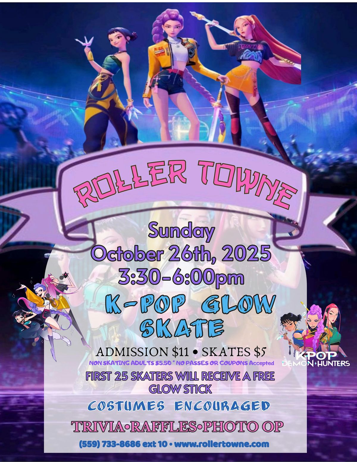 Roller Towne K-POP Glow Skate