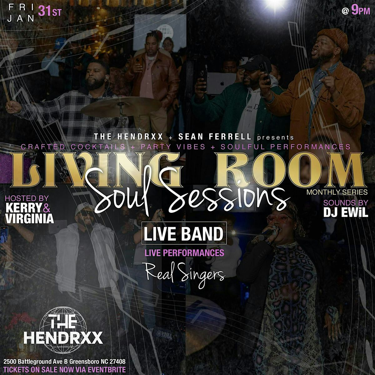 LIVING ROOM SOUL SESSION UNPLUGGED: THE HENDRXX