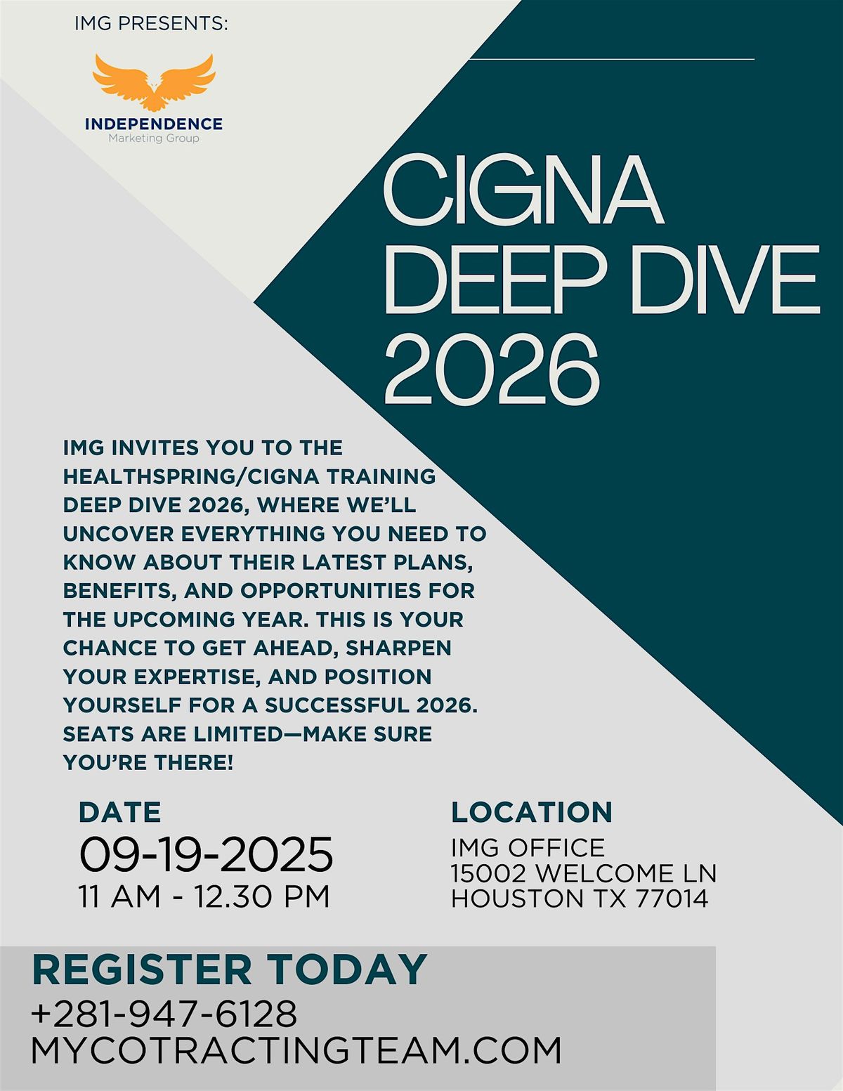 IMG Presents: Cigna Deep Dive 2026