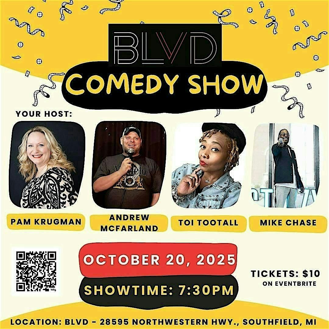 BLVD Comedy Night - October 20, 2025 in Southfield