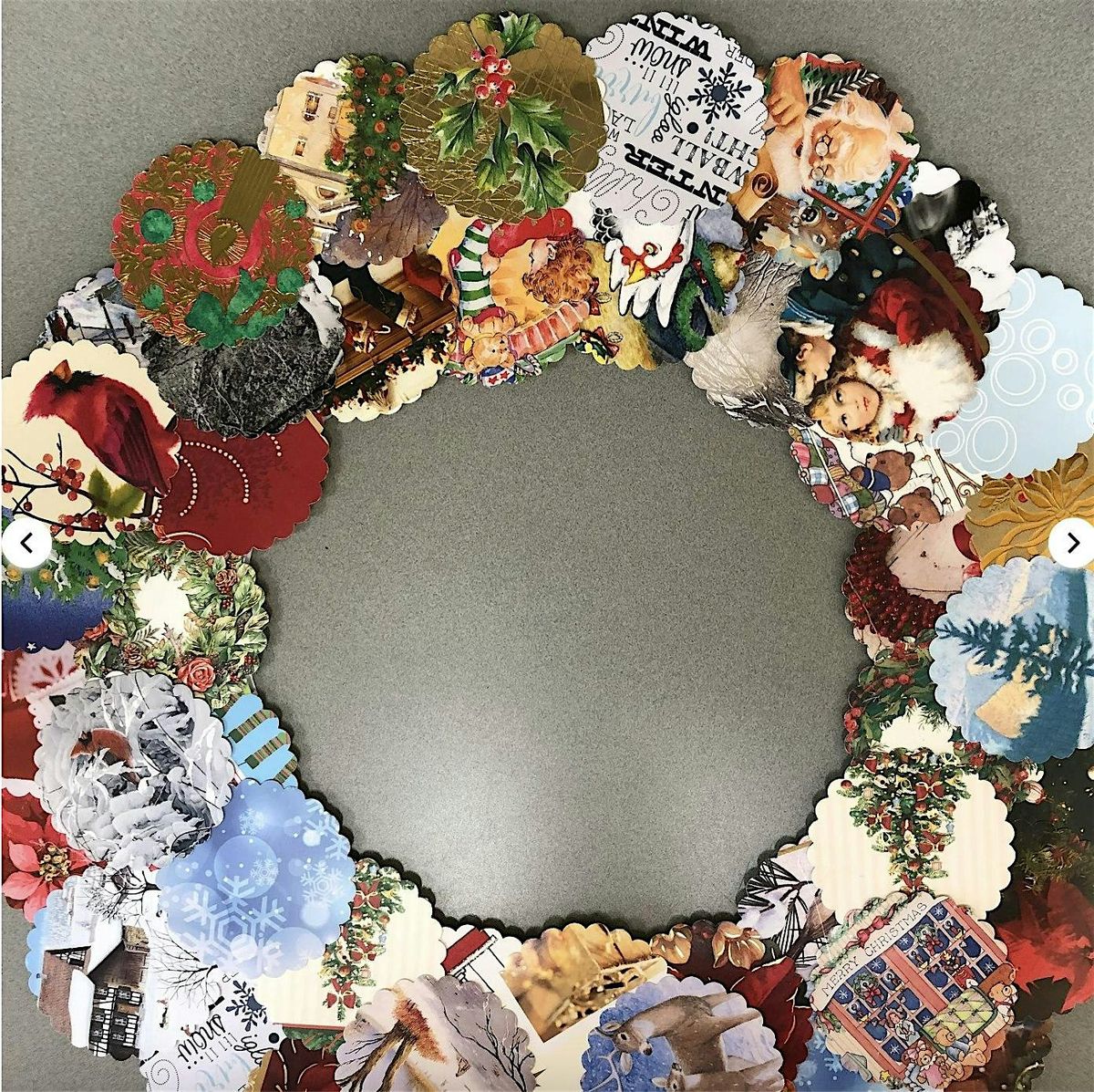 Upcycled Holiday Wreaths