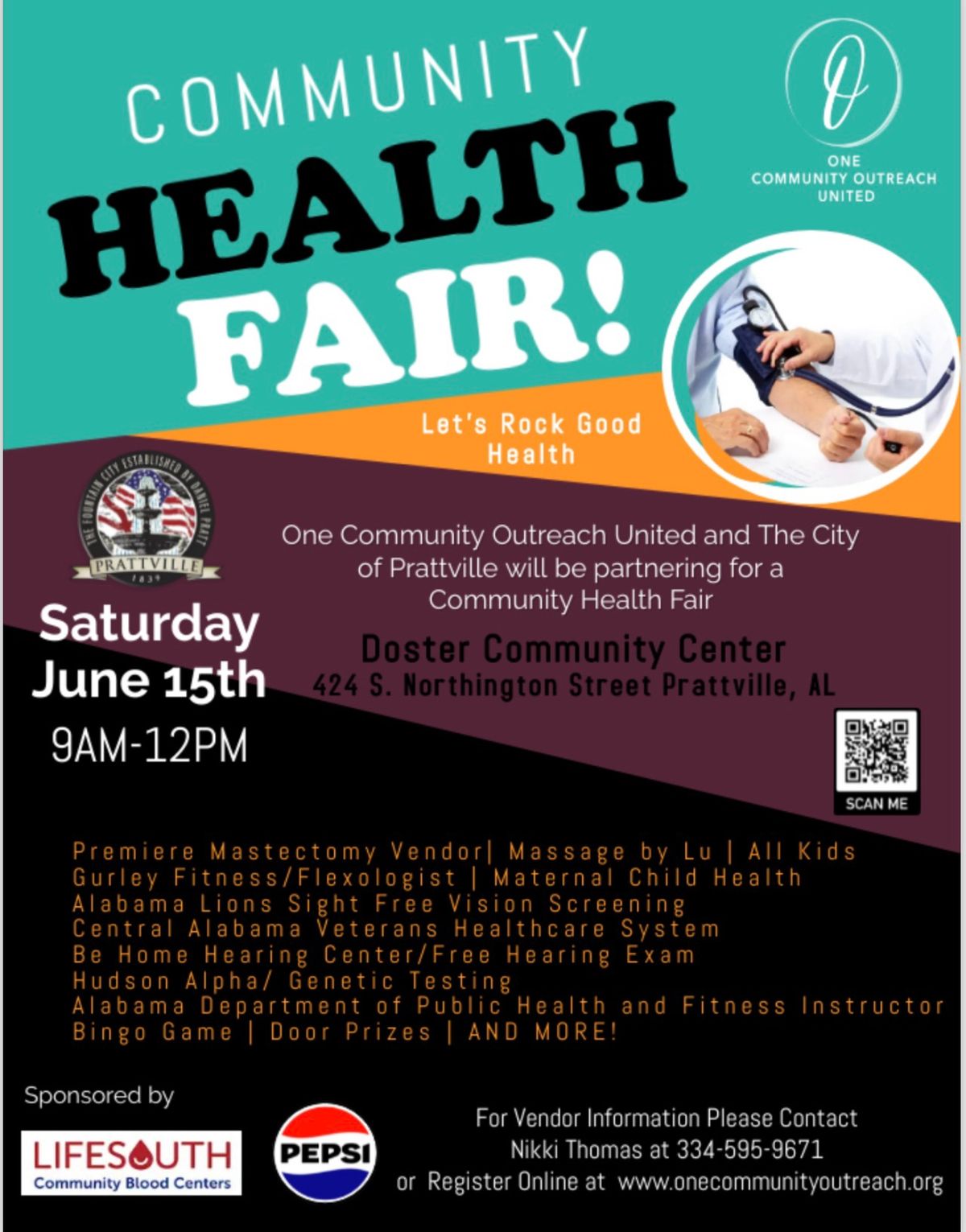Community Health Fair.