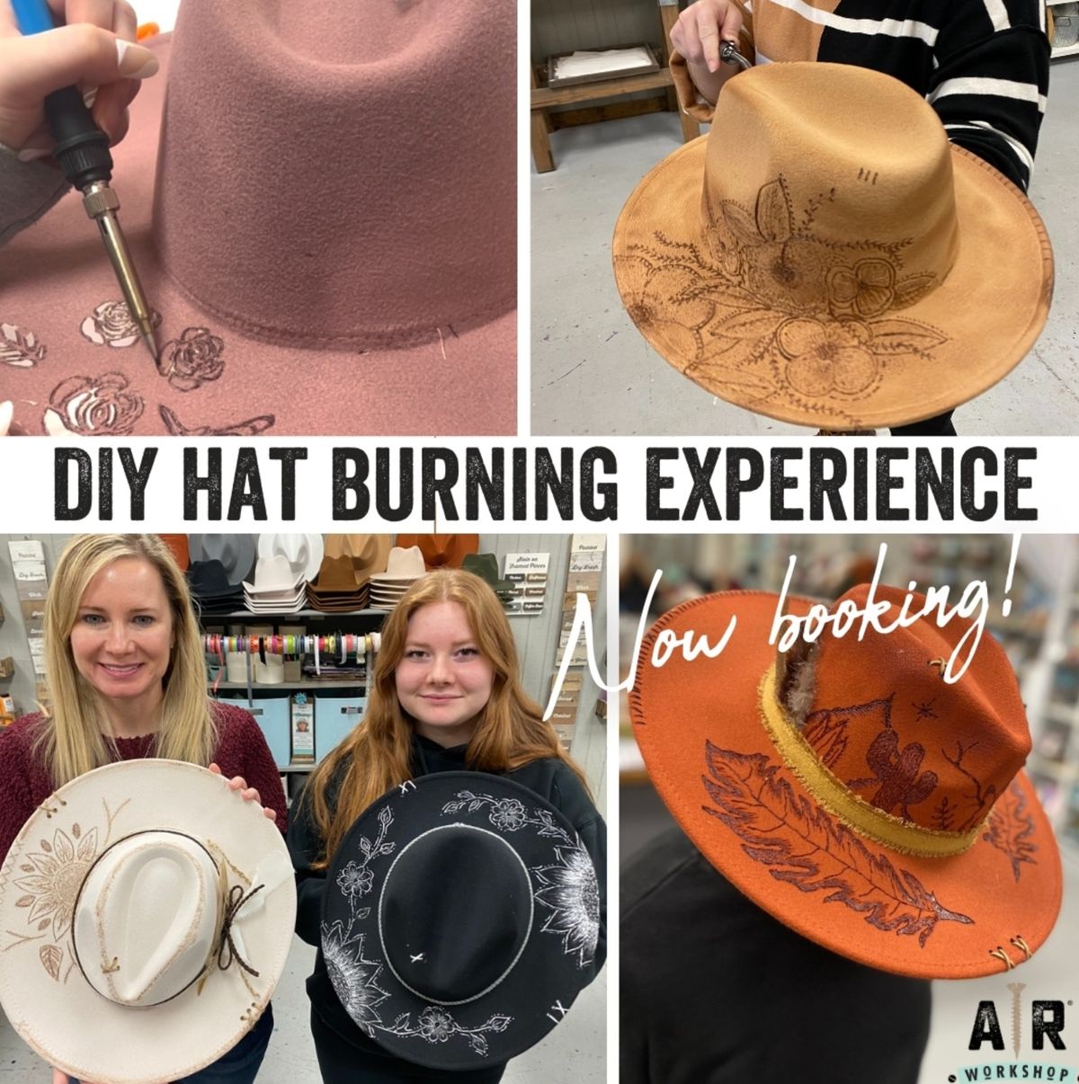 Hat burning workshop!