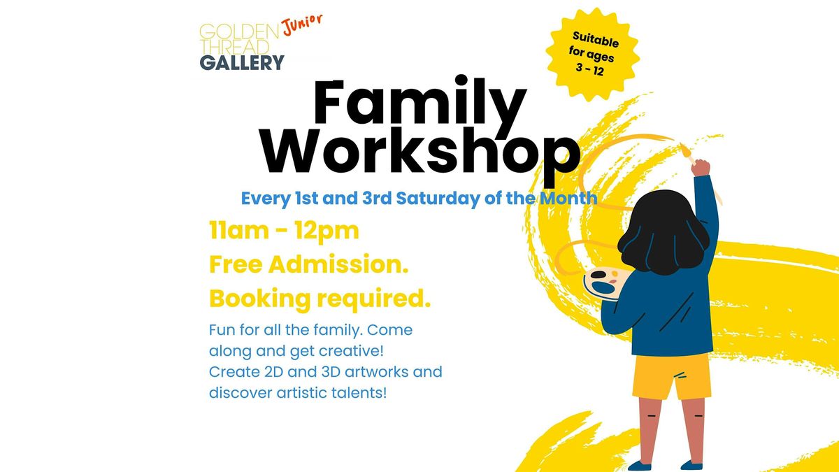 Family Art Workshop 19th April