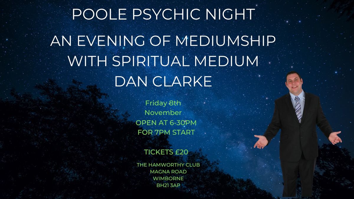 Poole Psychic Night with Dan Clarke