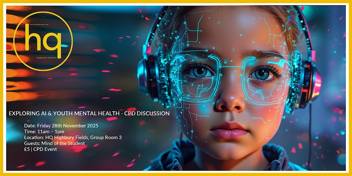 Exploring AI & Youth Mental Health \u2013 CPD discussion