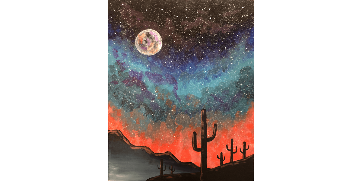 Starry Southwest Galaxy - Paint and Sip in Phoenix | Classpop!\u2122