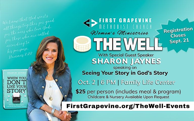 The Well with Author Sharon Jaynes (Paid Event)