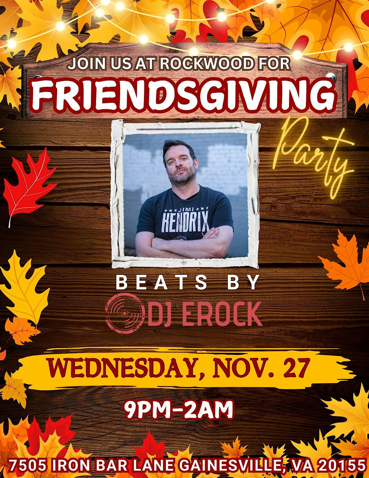 Friendsgiving Party @ Rockwood!