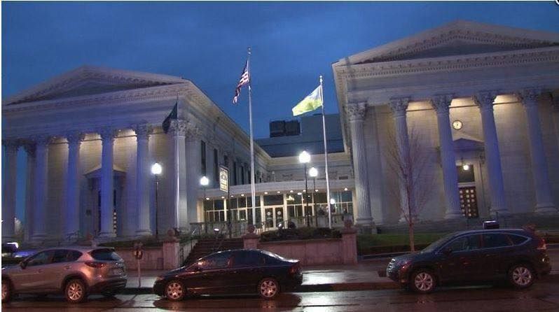 Turn the Courthouse Blue for Child Abuse Awareness and Prevention Month