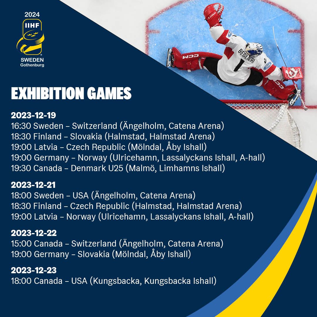 IIHF World Junior Championship: Pre-Competition - Sweden vs. Germany