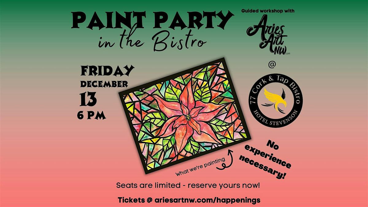 Paint Party in the Bistro