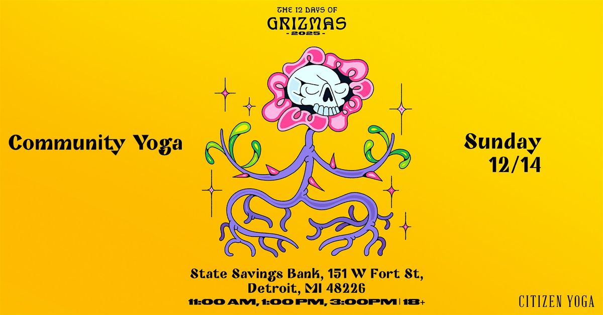 GRiZMAS Day 6: Yoga (Session 3 w\/ Jess) \/\/ 18+