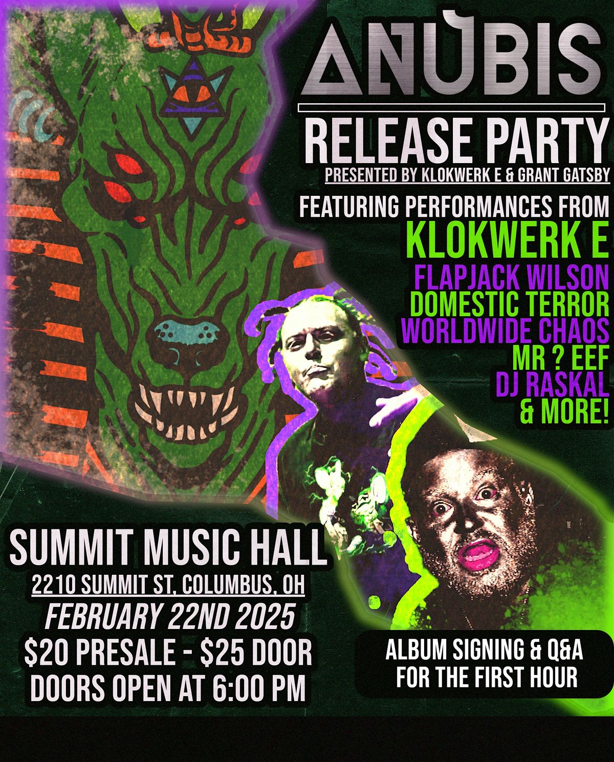 Klokwerk E - Anubis Release Party @ The Summit Music Hall