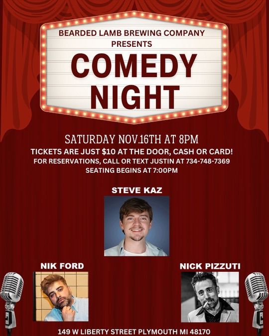 Comedy Night at the Lamb