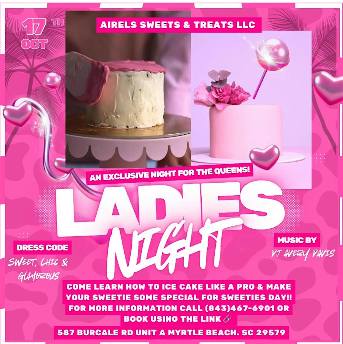 Ladies Night - Sweeties Day Cake Class