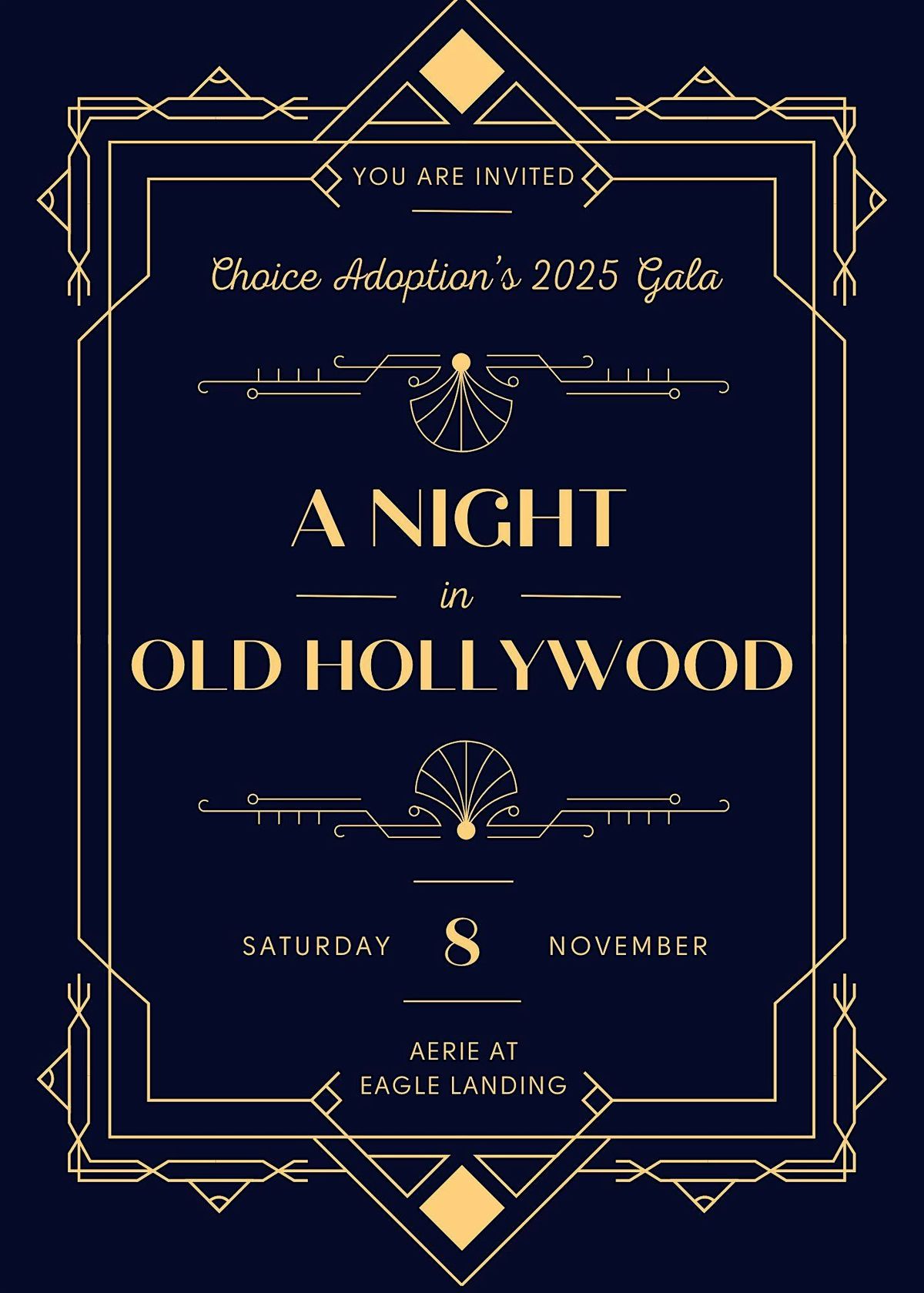 A Night in Old Hollywood - Choice Adoptions 2025 Gala