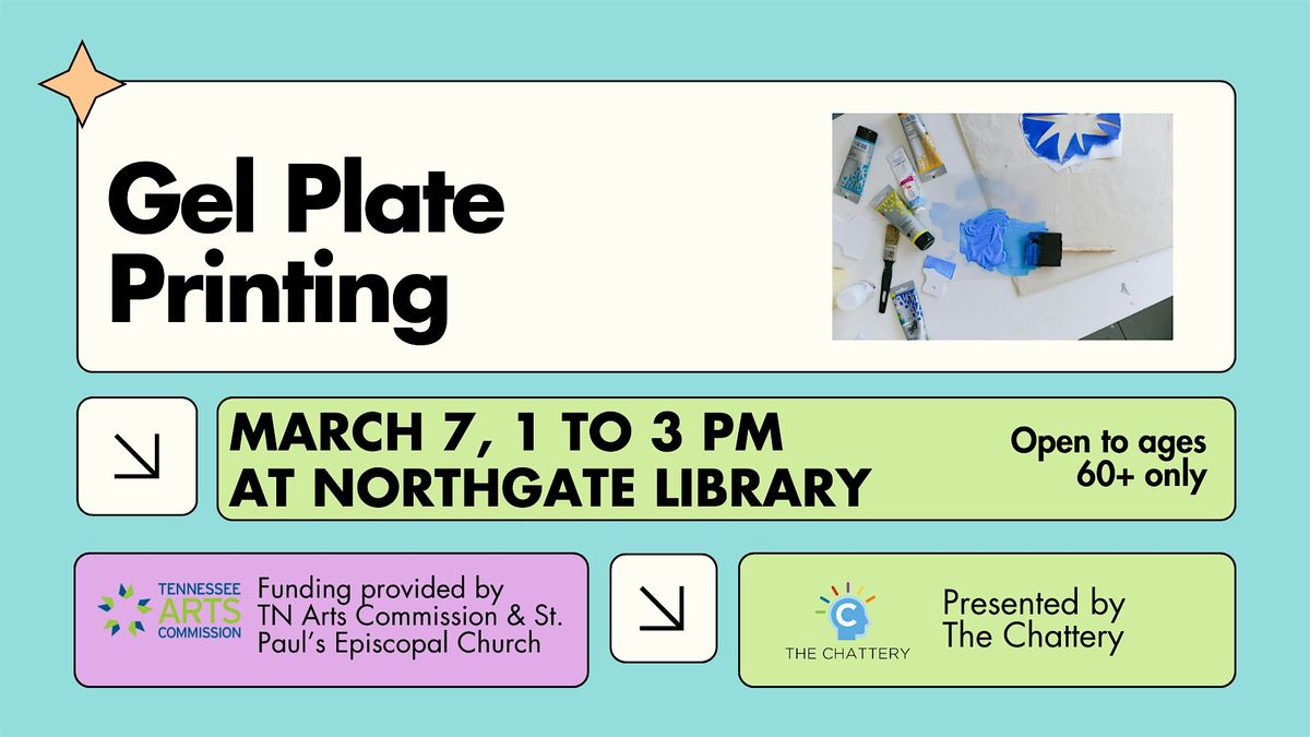 Arts for Older Adults: Gel Plate Printing