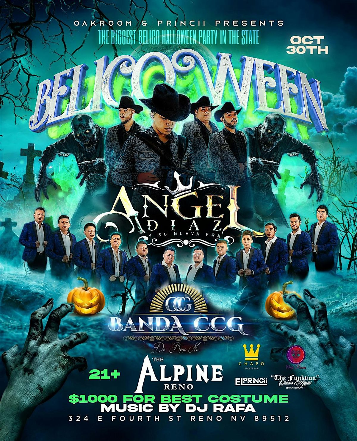BELICOWEEN | MEXICAN HALLOWEEN PARTY | THE ALPINE | THUR\/OCT\/30TH