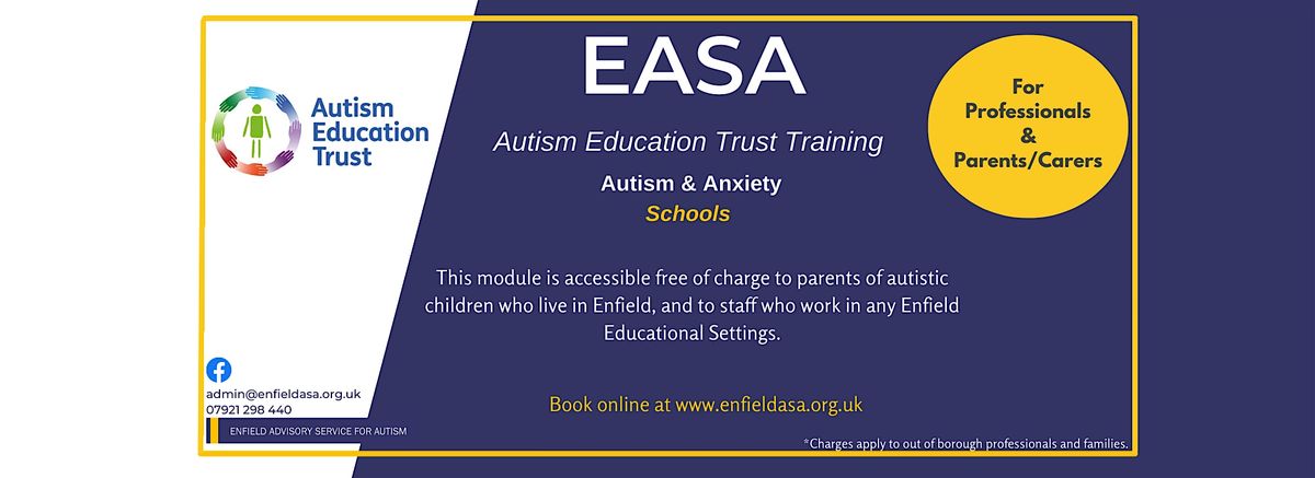 AET Understanding Autism and Anxiety in Schools