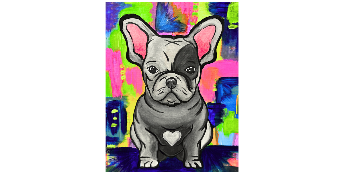 Neon Bulldog - Paint and Sip in San Diego | Classpop!\u2122