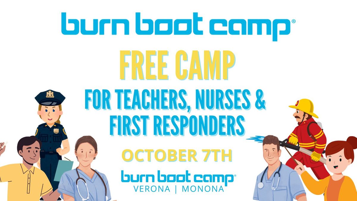 Thank a Teacher, Nurse and First Responder: Free Camp