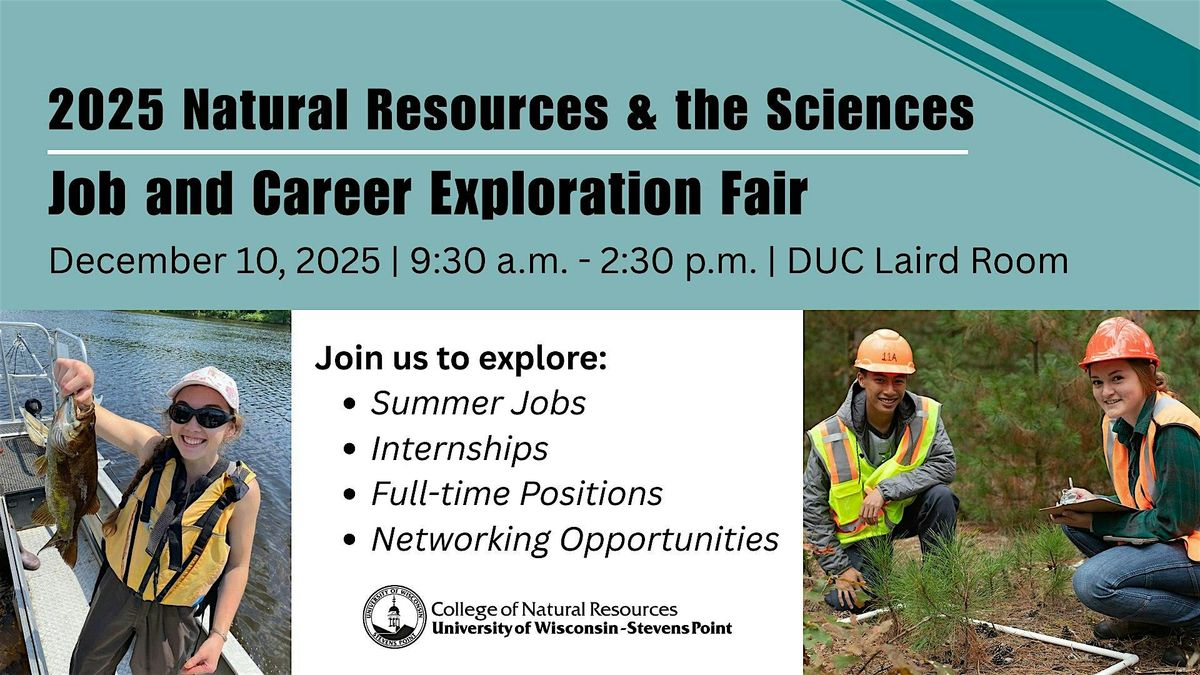 Natural Resources and the Sciences: Job and Career Exploration Fair