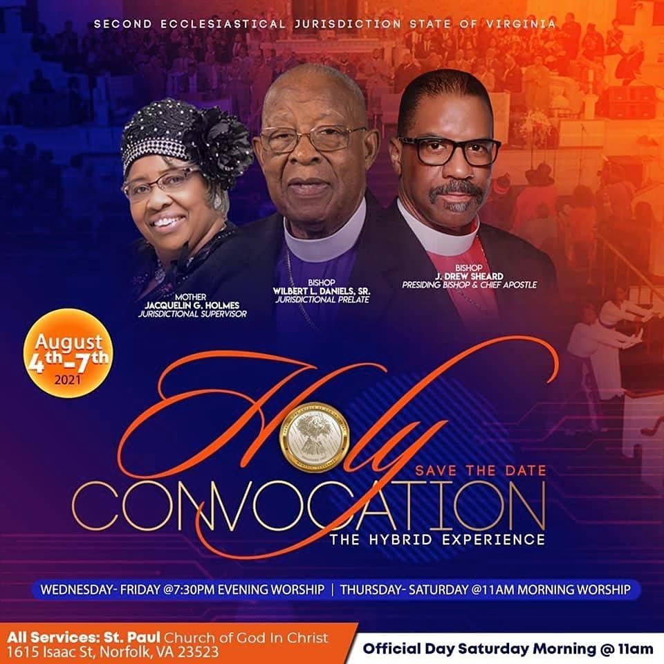 Holy Convocation: Second Ecclesiastical Jurisdiction of Virginia