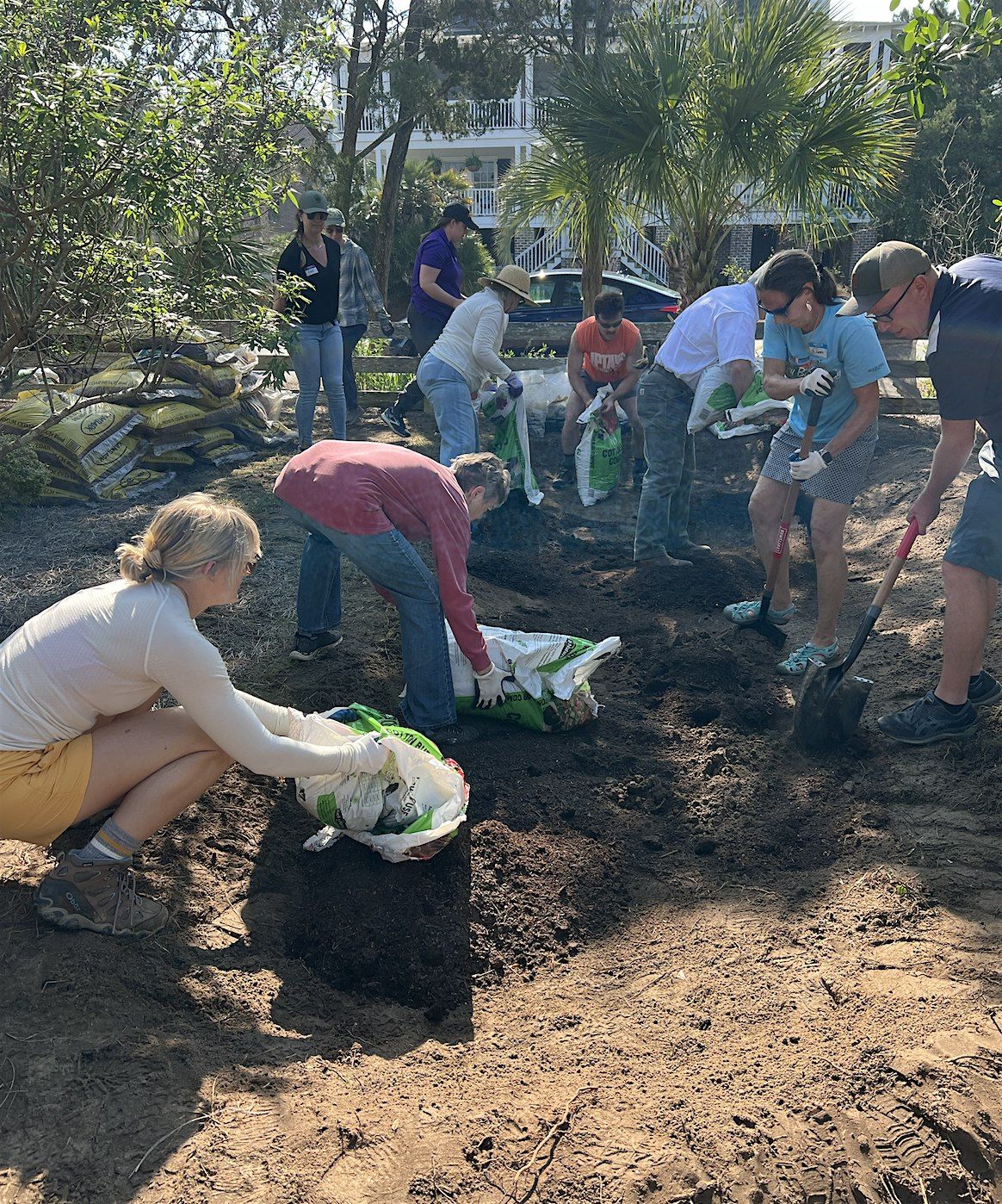 Horry Courthouse Rain Garden Volunteer Day