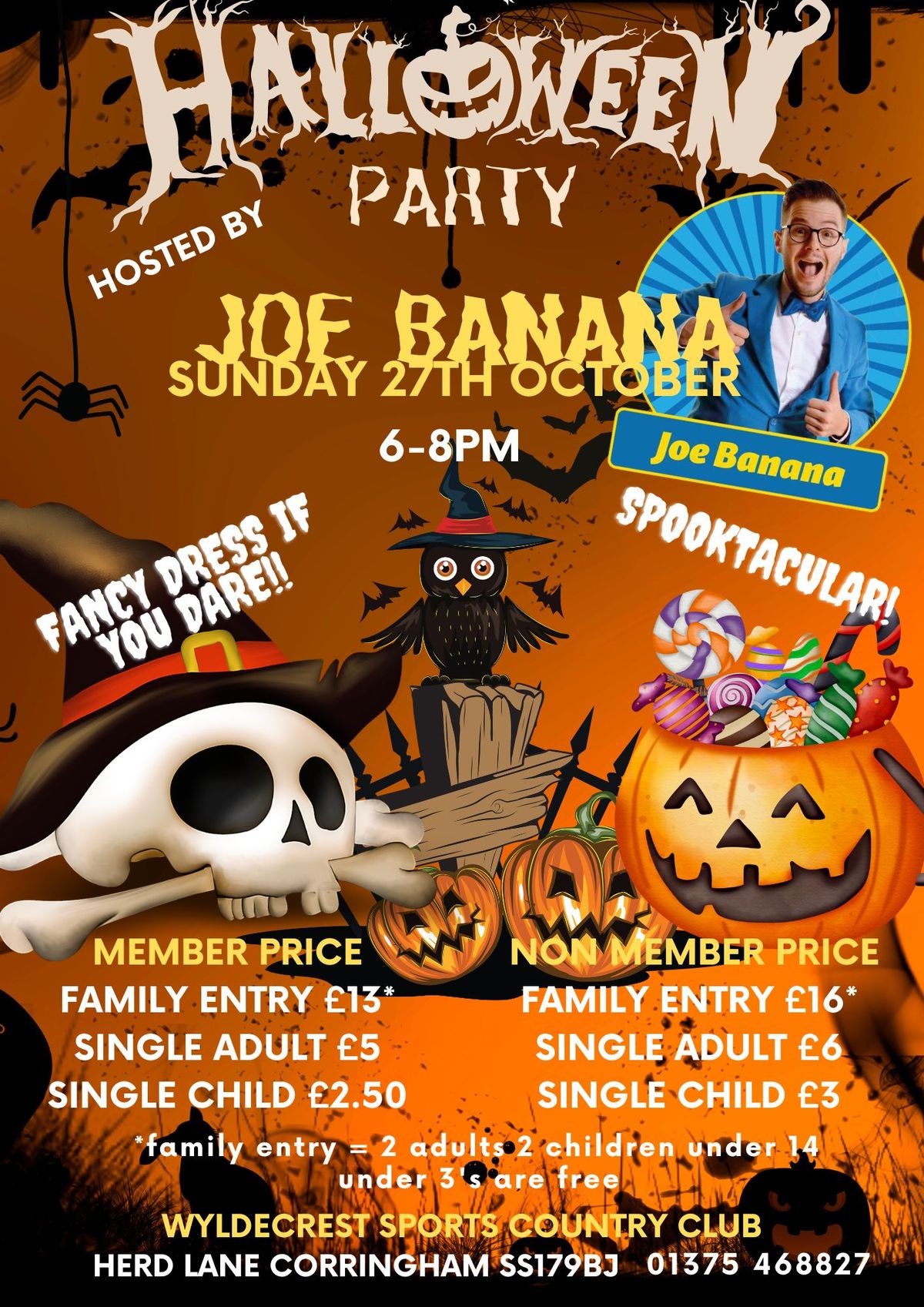 HALLOWEEN PARTY hosted by JOE BANANA