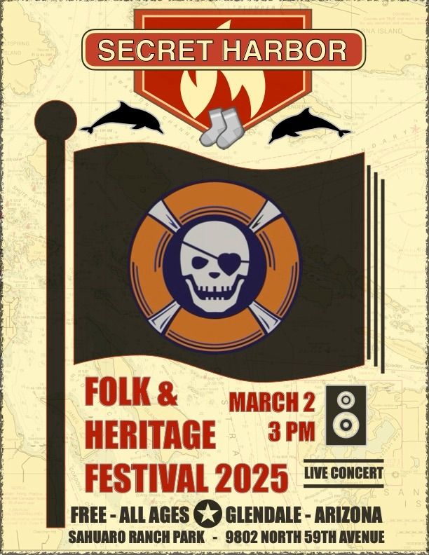 SECRET HARBOR - FOLK & HERITAGE FESTIVAL (March 2nd, 3pm - Great Lon Stage)