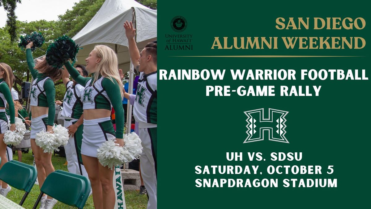 Rainbow Warrior Football Pre-Game Rally