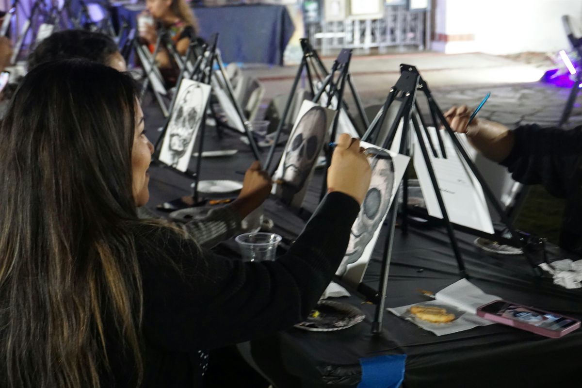 First Thursdays: Paint in the Dark with Mario Solorzano