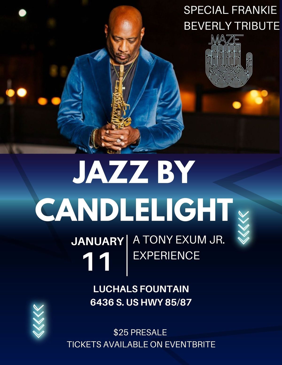 JAZZ BY CANDLE LIGHT (A TONY EXUM JR EXPERIENCE)