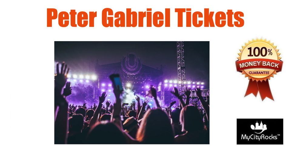 Peter Gabriel "i\/o \u2013 The Tour" Tickets Dallas TX American Airlines Center