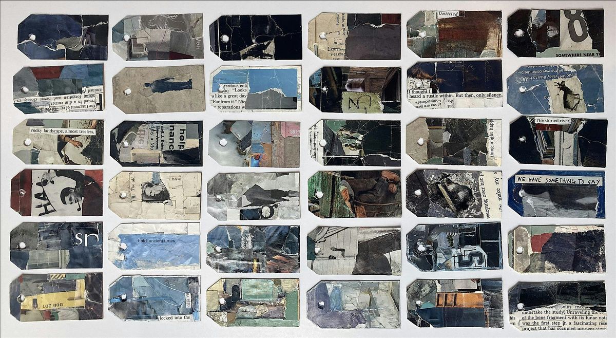 Tag, You\u2019re It.          A self-reflective collage workshop with Seema Shah