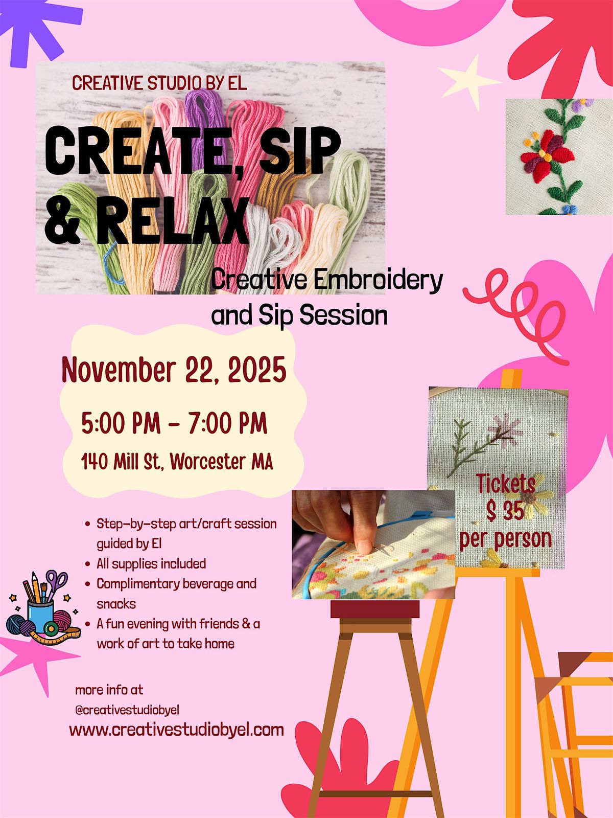 Create + Chill : Faith and Creativity Class