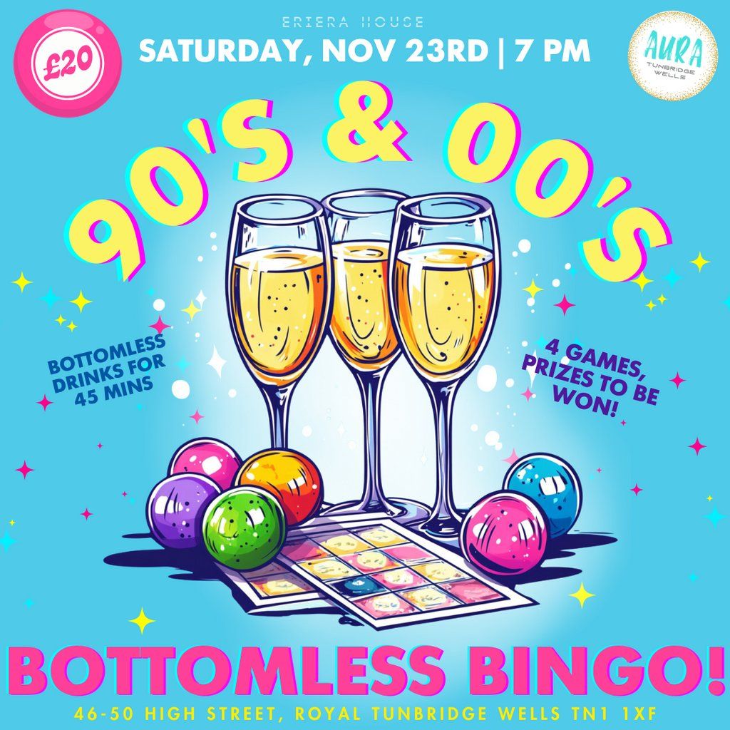 90s & 00s Bottomless Bingo