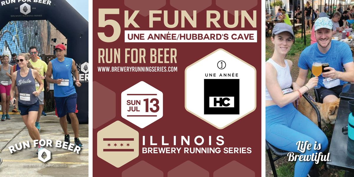 5k Beer Run x Une Ann\u00e9e\/Hubbard's Cave | 2025 IL Brewery Running Series