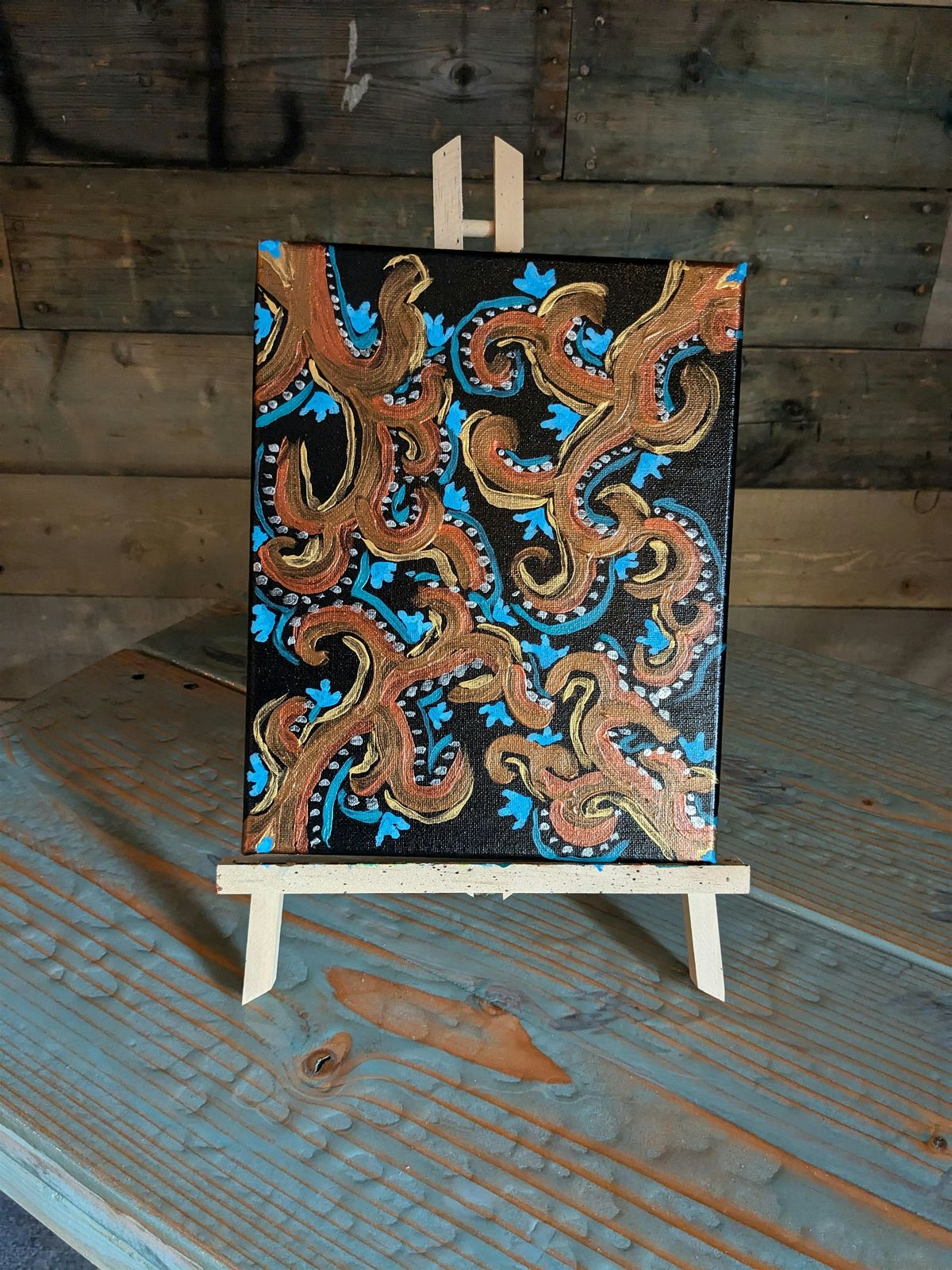 Abstract Paint and Sip at Newburgh Brewing