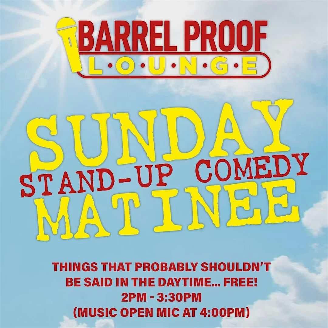 Sunday Funday - Comedy Matinee