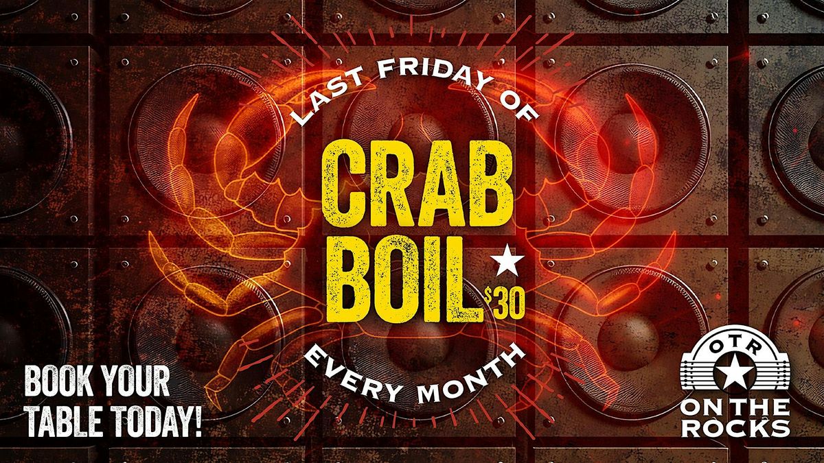 Crab Boil Dinner at On The Rocks