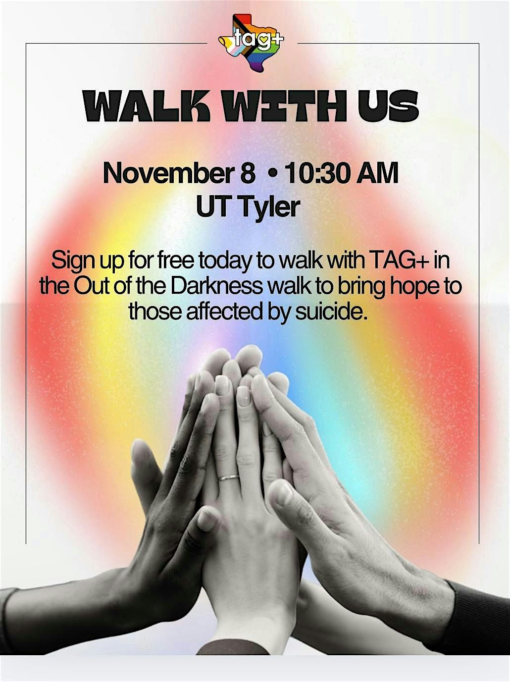 Walk With TAG+: Out of the Darkness Walk