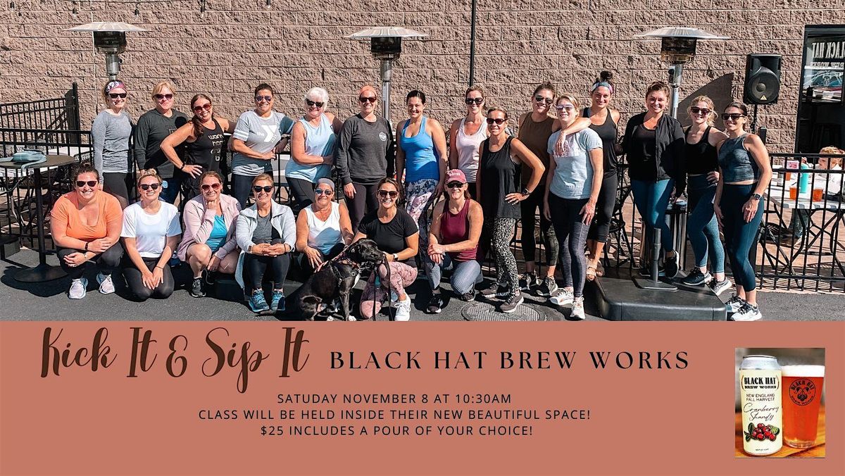 Kick It & Sip It at Black Hat Brew Works