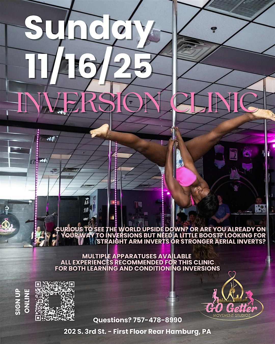 Inversion Clinic (Aerial Dance Class)